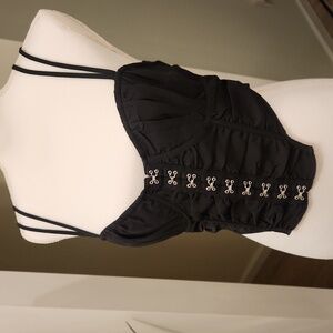 White Fox / Stuck In My Ways Bustier Corset Size L
